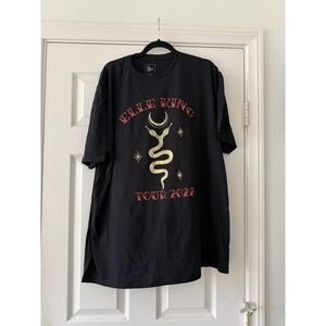 elle king 2022 tour band tee graphic shirt black & yellow unisex xx-large 2x